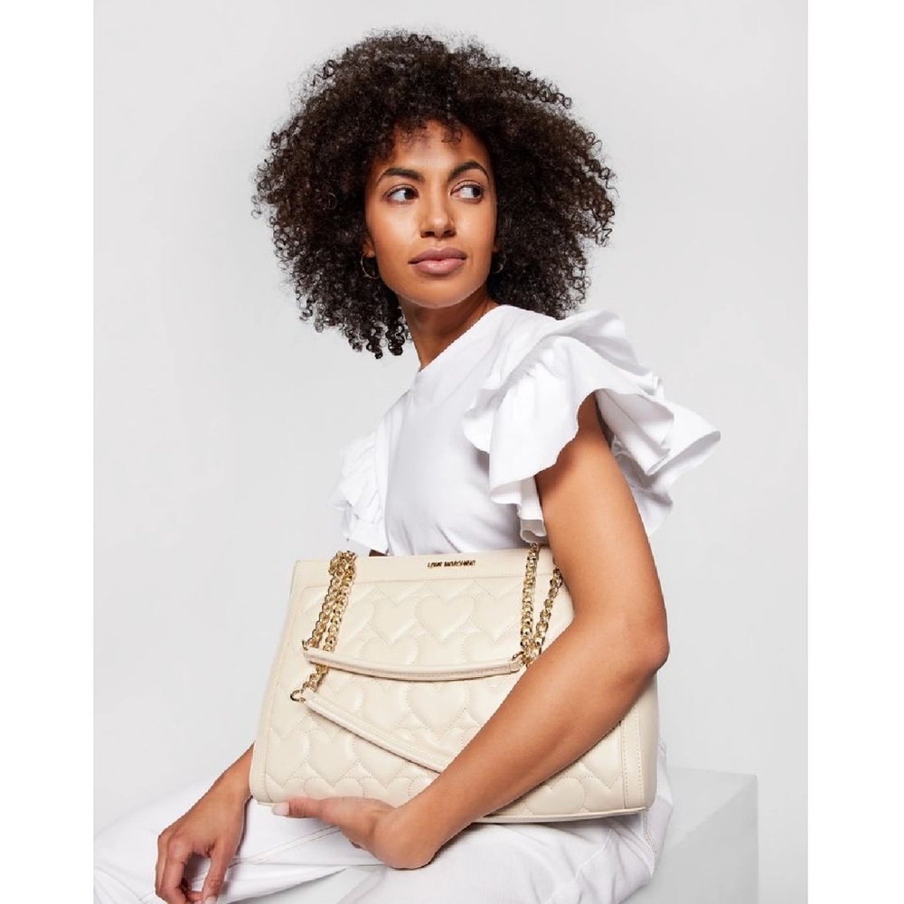 Love Moschino Beige Shoulder Bag - Picture 10 of 10